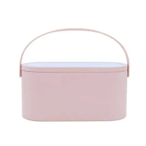 Portable LED Light Storage Box Beauty And Makeup Mirror - sparksavyonline